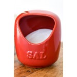 Keramikas sālstrauks, tilpums 650 ml, sarkanā krāsā